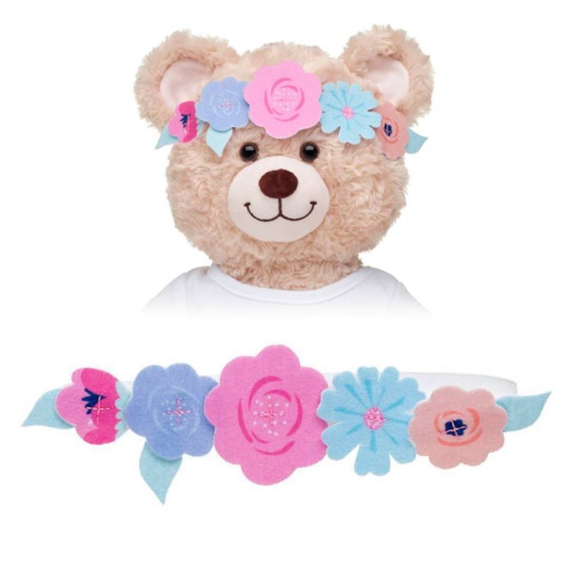 BUILD A BEAR - Cintillo Flores Felpa Build-A-Bear