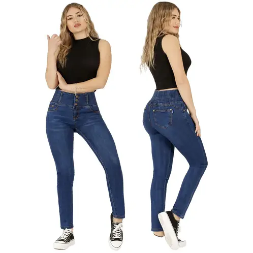 AGW - Jeans Full Push Up Levanta Cola Corte Colombiano Calce Perfecto