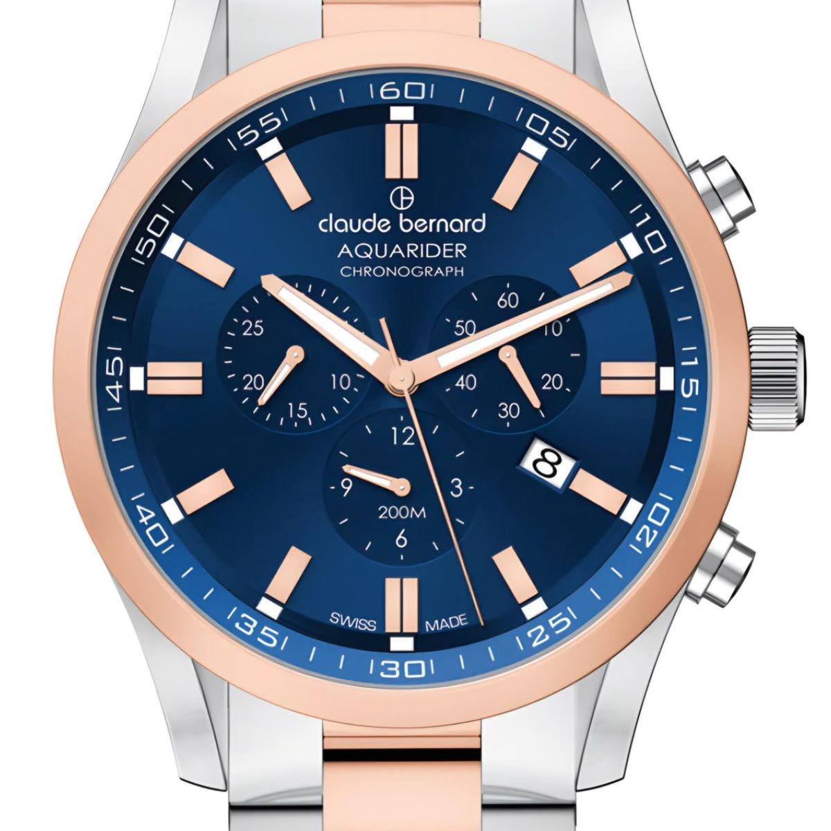 CLAUDE BERNARD - Reloj Claude Bernard Cronografo Acero Hombre