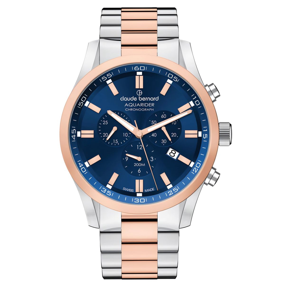 CLAUDE BERNARD - Reloj Claude Bernard Cronografo Acero Hombre