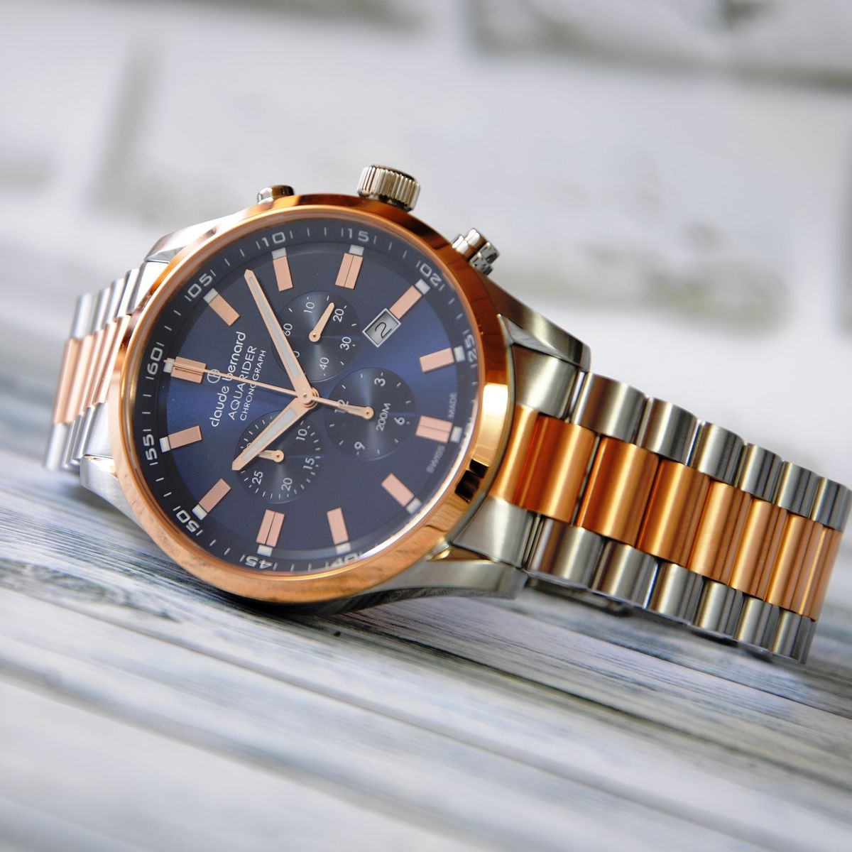 CLAUDE BERNARD - Reloj Claude Bernard Cronografo Acero Hombre