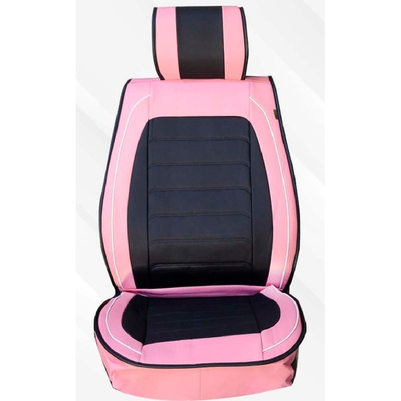 GENERICO - Set cubreasiento delanteros y traseros Rosa