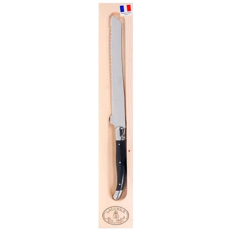 LAGUIOLE - Caja Cuchillo pan negro