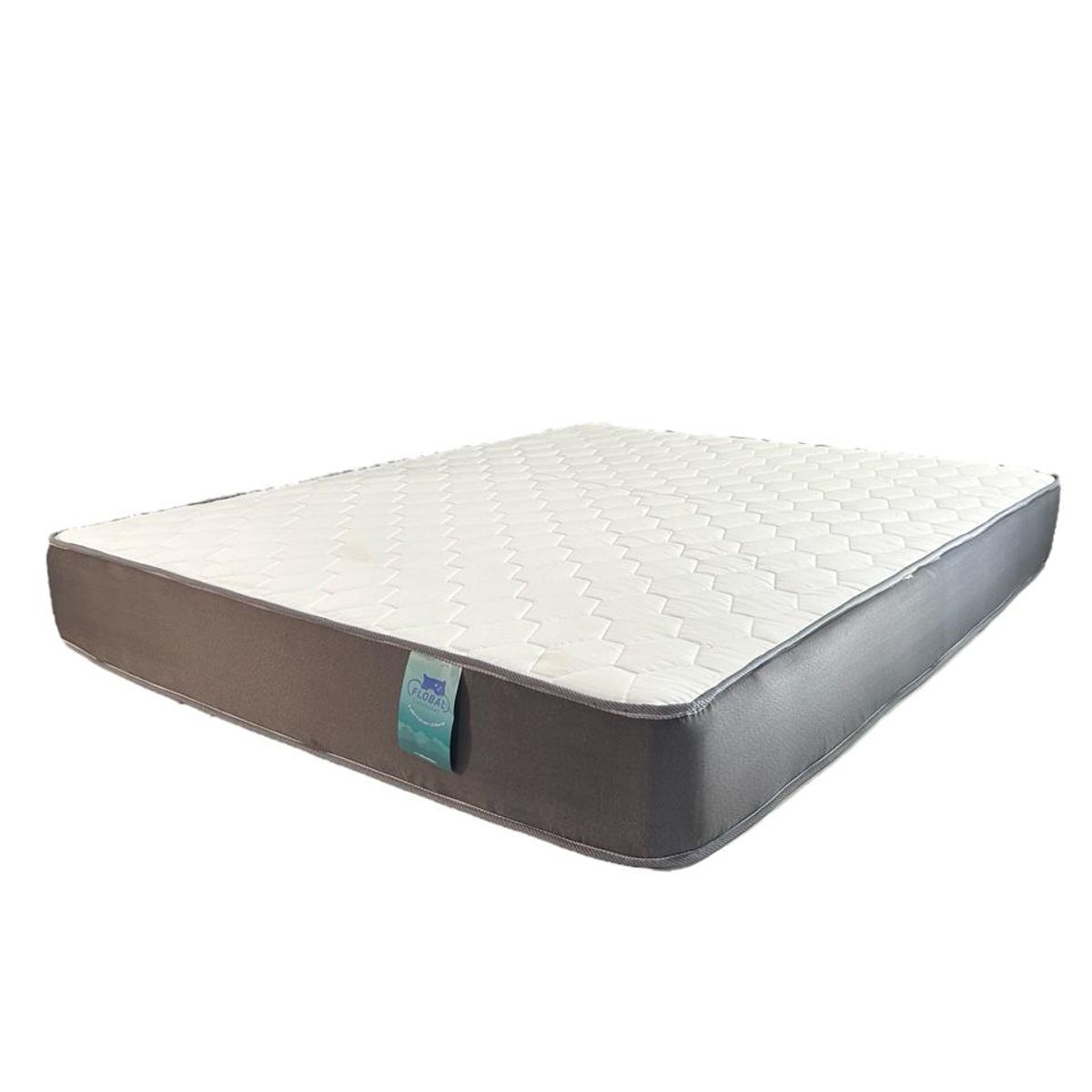 FLOBAL - Colchón 2 Plazas Simple FLOBAL Resorte 150x190x23cm