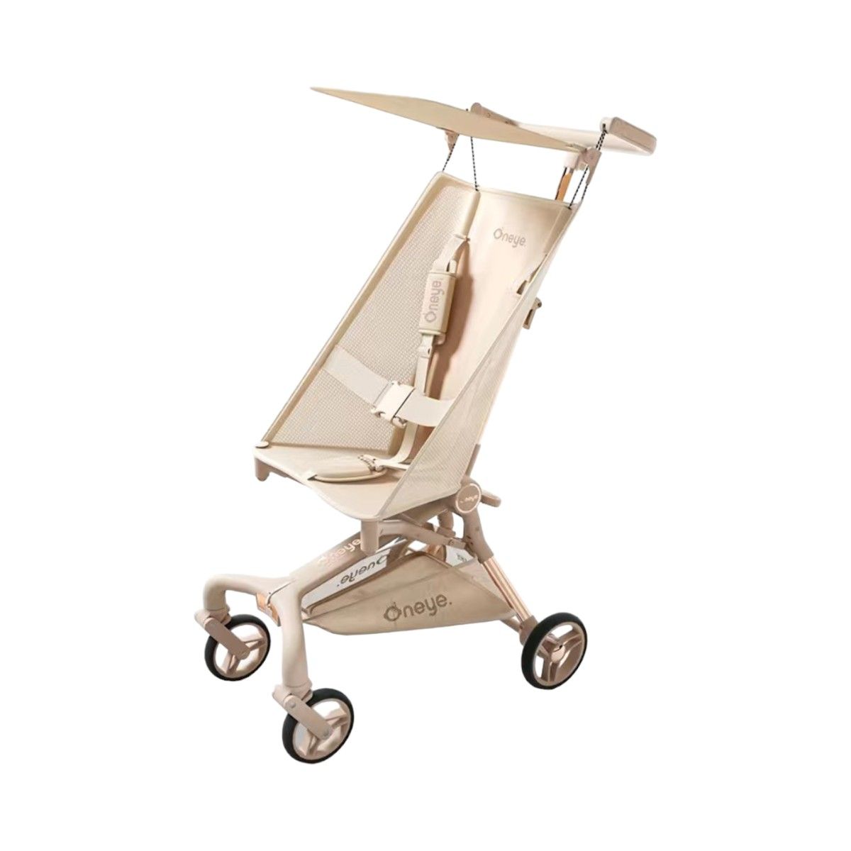 LUBABYCAS - Coche de Paseo Lujoso Últra Slim LuBabycas Dorado
