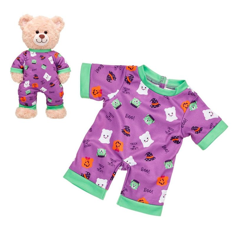 BUILD A BEAR - Pijama Halloween Morado Build-A-Bear