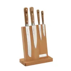 LAGUIOLE - Set 4 piezas bloque cuchillos madera cocina
