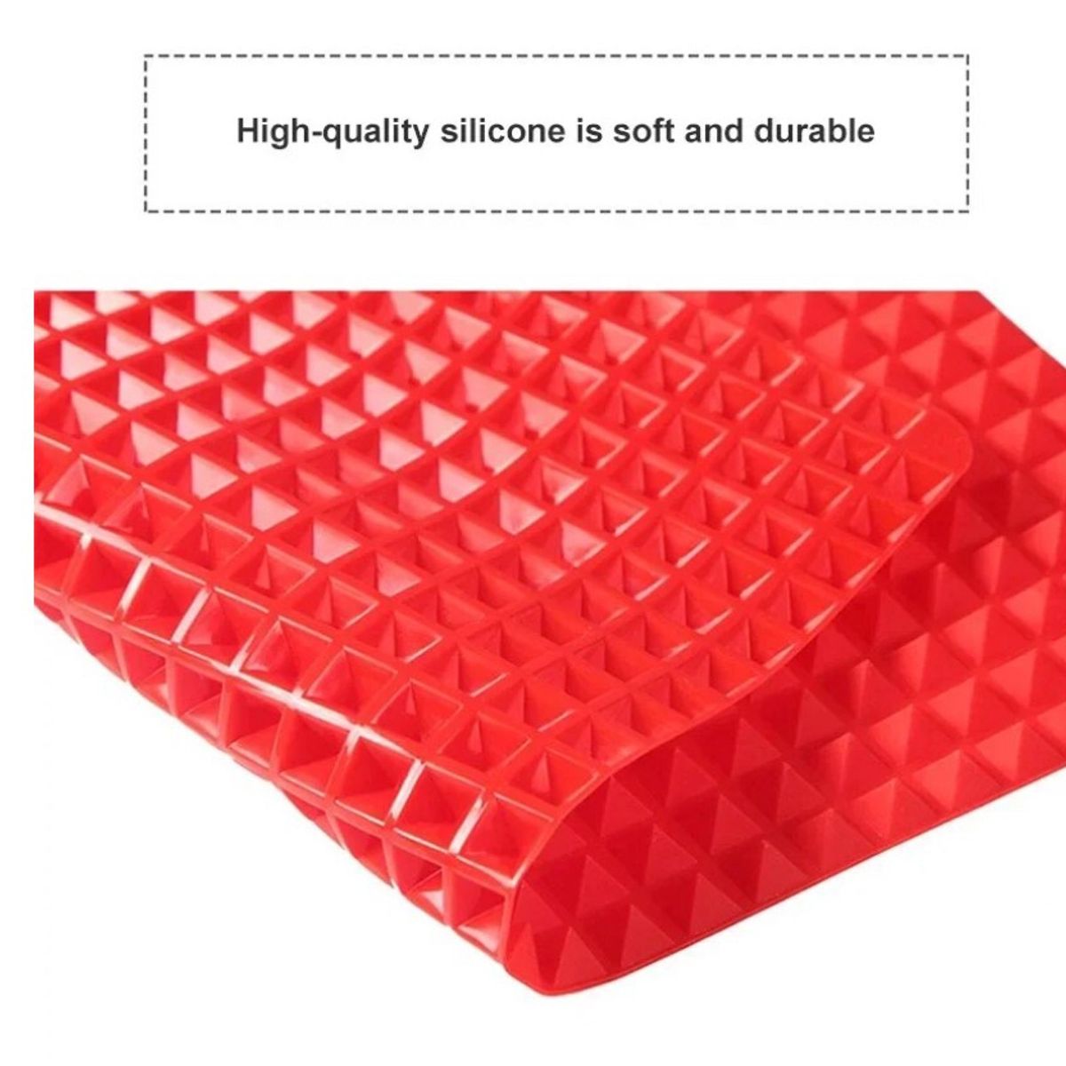 GENERICO - Alfombrillas de Silicona para Hornear con Forma de Pirámide