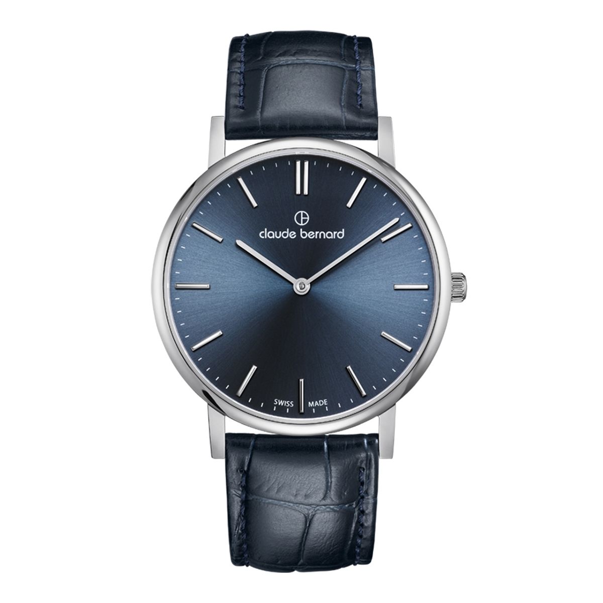 CLAUDE BERNARD - Reloj Claude Bernard Classic Azul Cuero Hombre