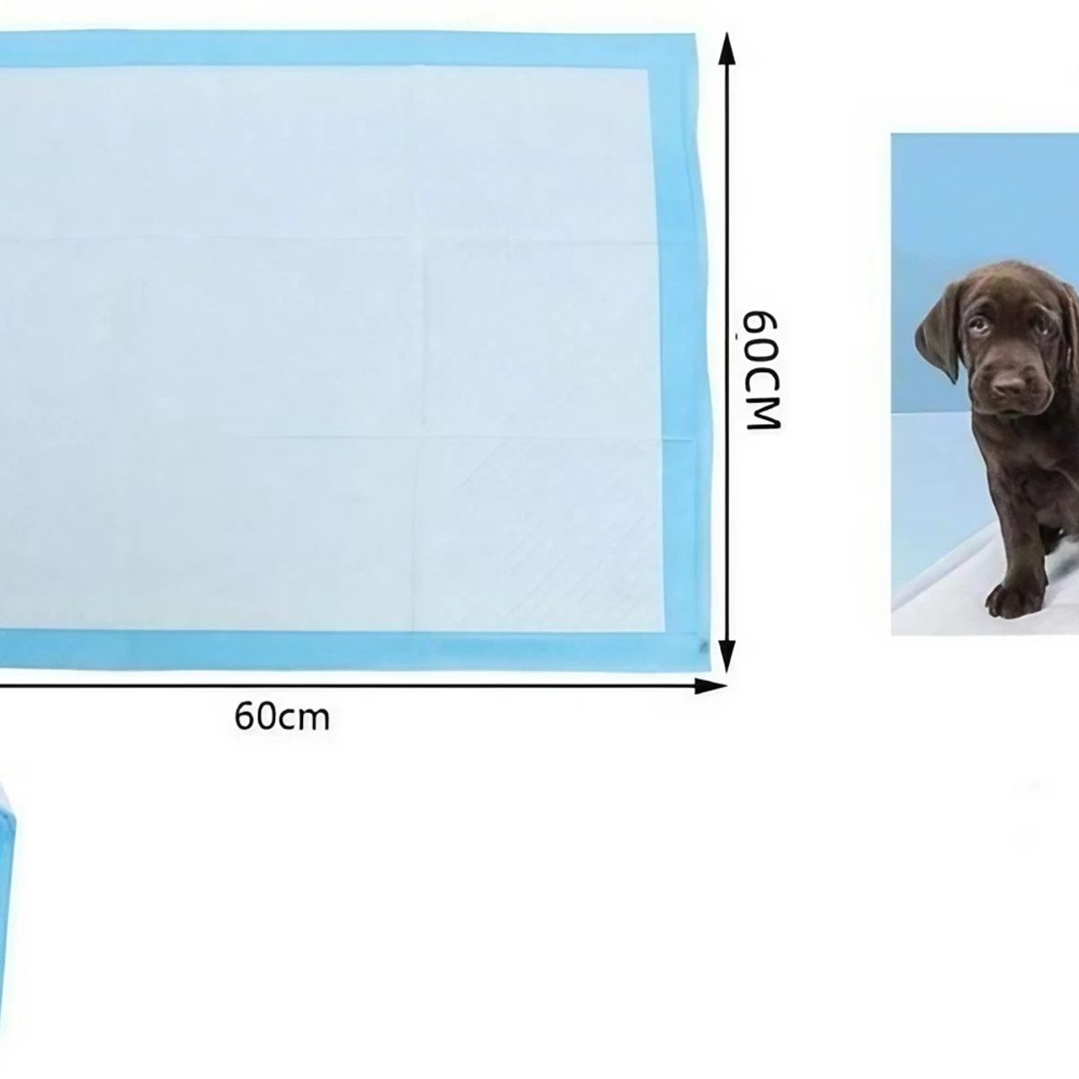 GENERICO - Sabanillas Para Perros 40 Unidades 60 X 60 Cm 30Unidades