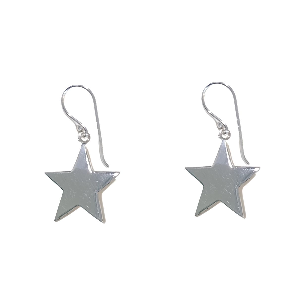 COGGIOLA - Aros Estrella Colgante Gancho Plata Fina 925