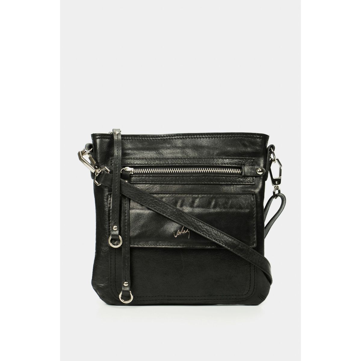 VELEZ - Vélez Cartera Bandolera Mocasino Cuero Mujer Multifuncional Negro