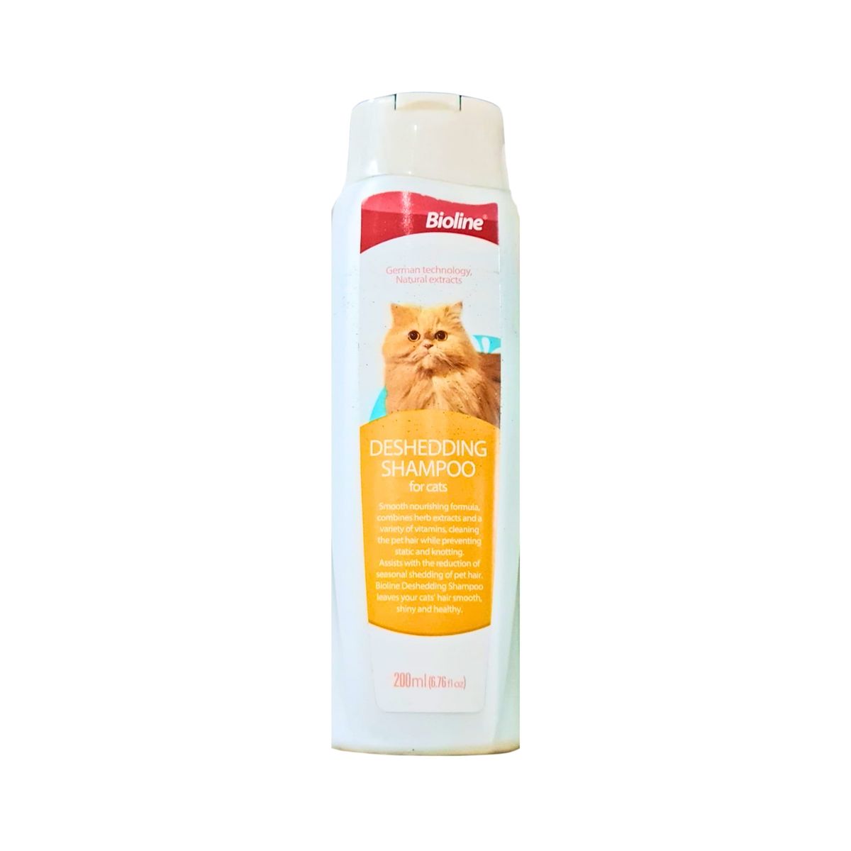 GENERICO - Shampoo Bioline Antipelechas Para Gatos Deshedding Cat 200ml
