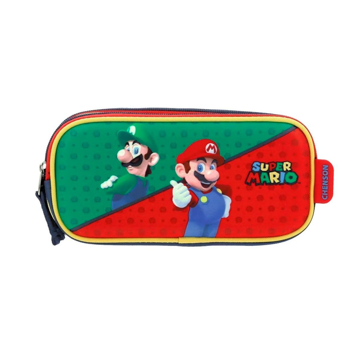 NINTENDO - ESTUCHE LAPICES ORIGINAL INFANTIL LAPICES MARIO & LUIGI