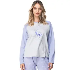 TOP - Pijama Largo Algodón Mujer Invierno Harry Potter C1
