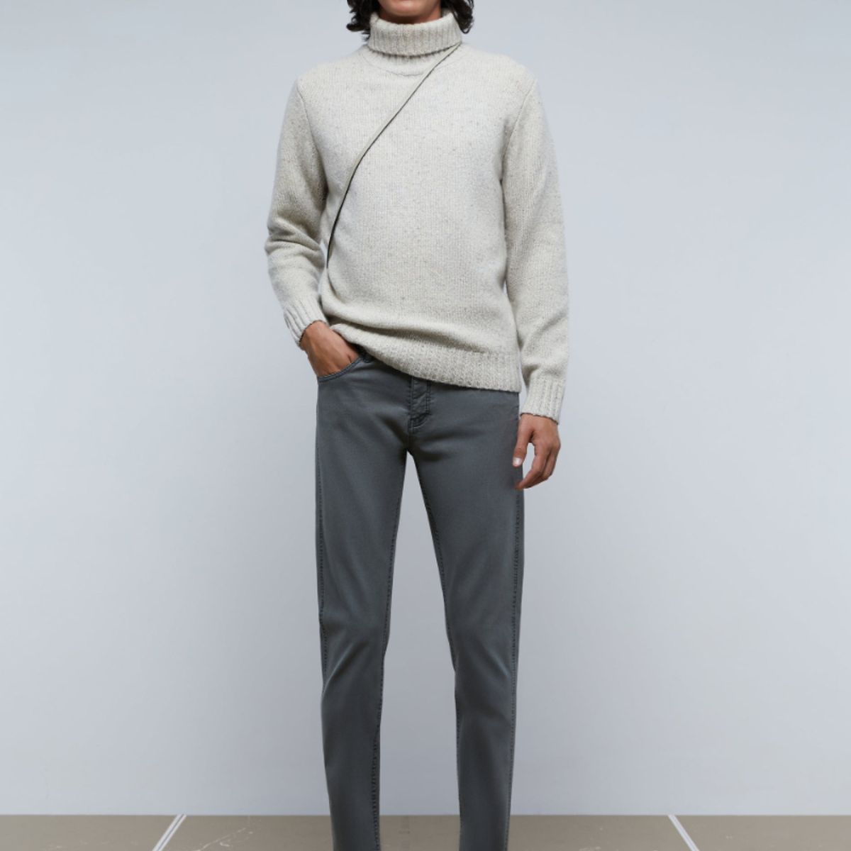 SCALPERS - Pantalón Cinco Bolsillos Khaki