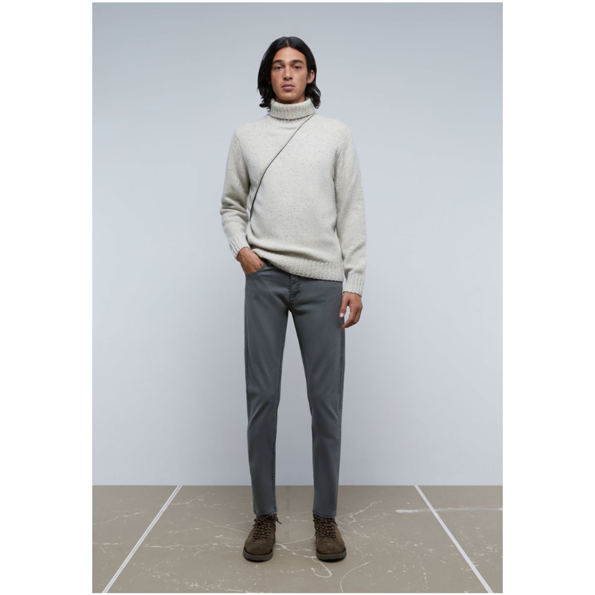 SCALPERS - Pantalón Cinco Bolsillos Khaki