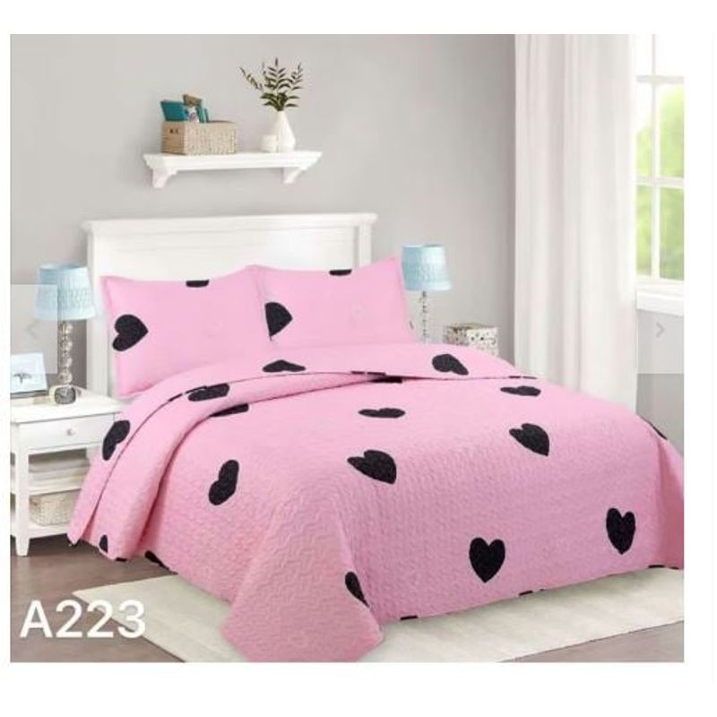 GENERICO - Cobertor de Verano Tipo Quilt 2 Plazas Ropa de Cama