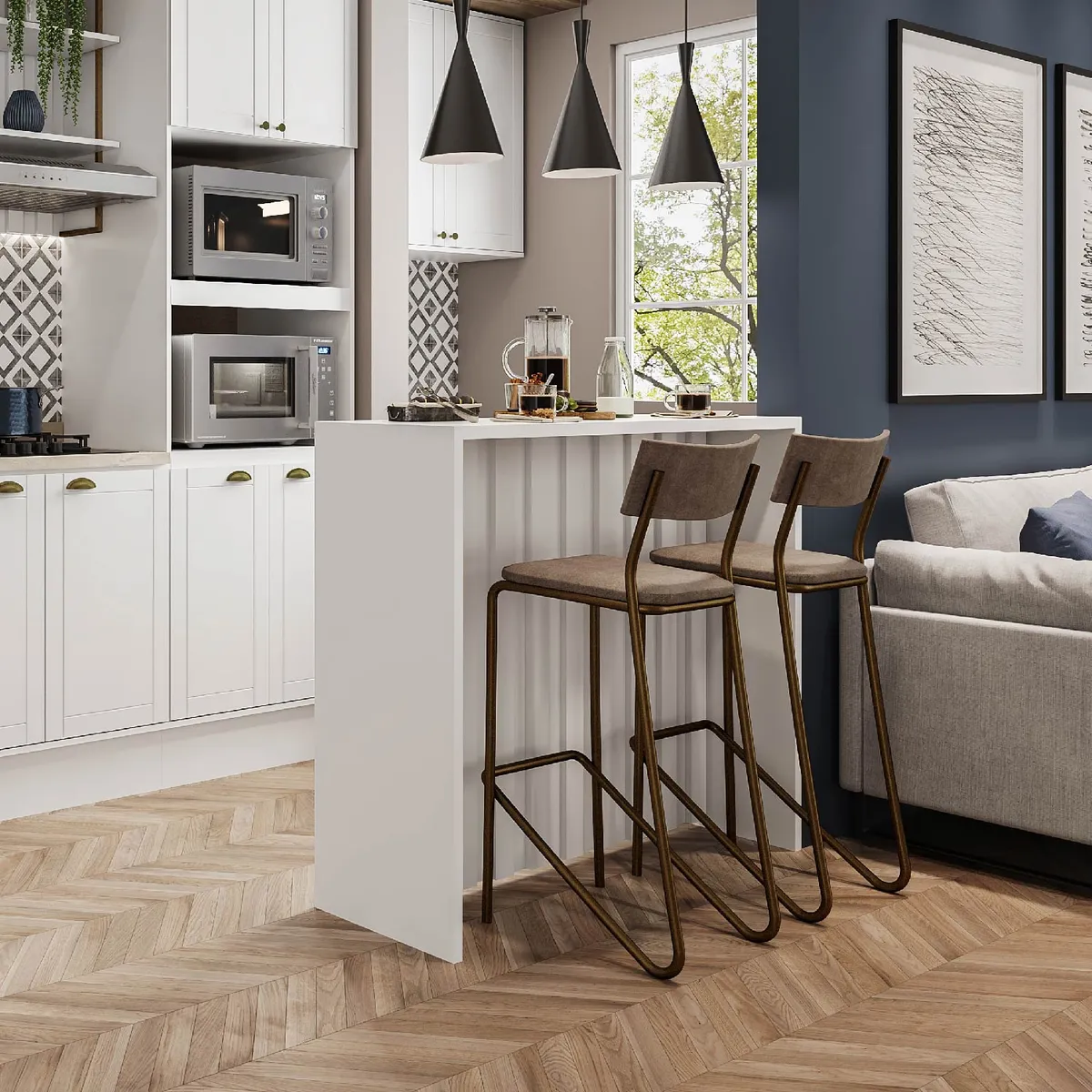 ROCA - Isla De Cocina Pantanal Blanca Roca