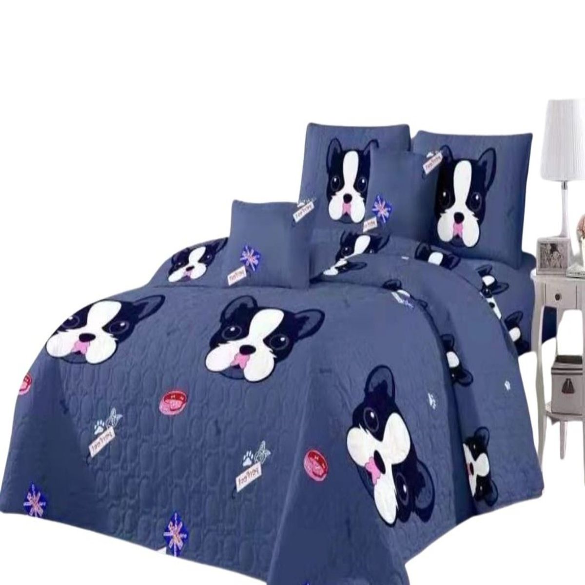 GENERICO - CUBRECAMAS DE VERANO QUILT REVERSIBLES PLAZA Y MEDIA