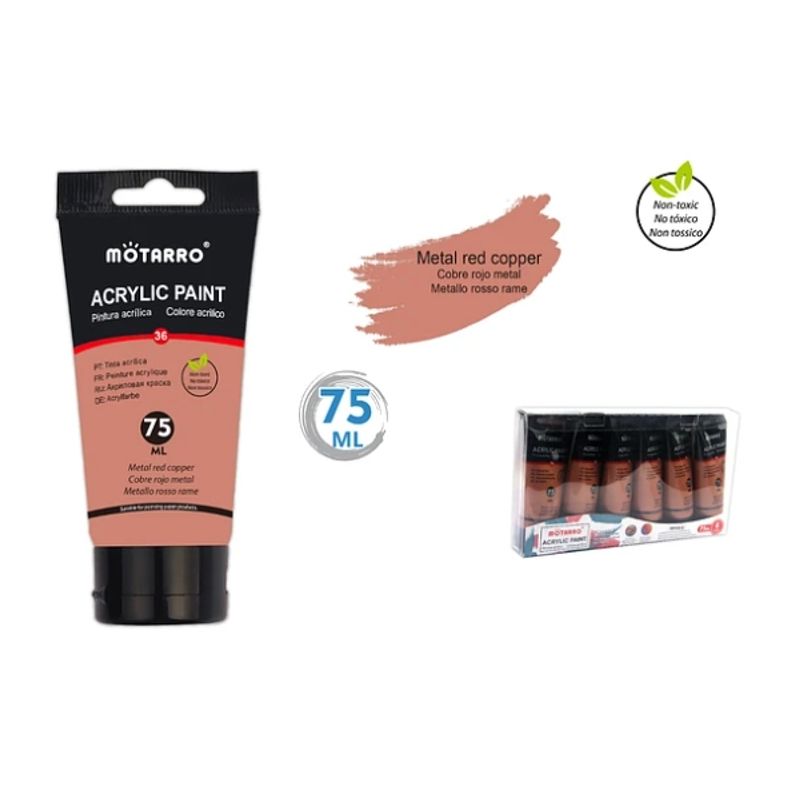 GENERICO - Pintura Acrylic Cobre Metalico 75 ML