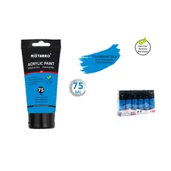 GENERICO - Pintura Acrylic Fluorescente Azul 75 ML 1 Pc
