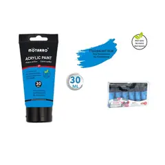 GENERICO - Pintura Acrílica Azul Fluorescente 30 ML