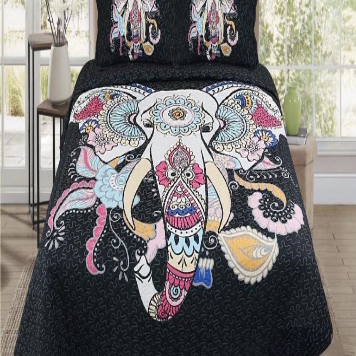 GENERICO - CUBRECAMAS DE VERANO QUILT REVERSIBLES SUPER KING