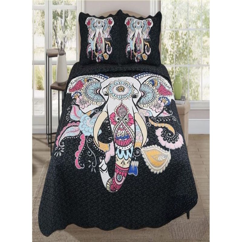 GENERICO - CUBRECAMAS DE VERANO QUILT REVERSIBLES SUPER KING