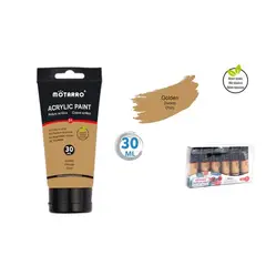 GENERICO - Pintura Acrílica Dorado 30ML