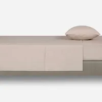 Sábana 180 Hilos Lisa Arena 1,5 Plazas