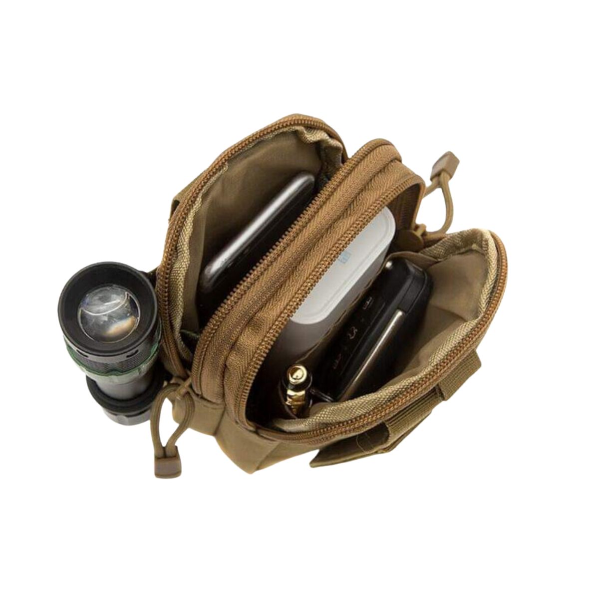 GENERICO - Pouch Bolso Táctico Militar Porta Celular Verde