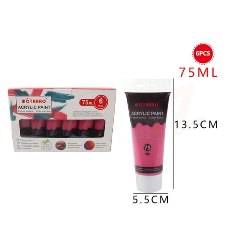 GENERICO - Pintura Acrílica Rosada 75 ML