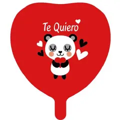 GENERICO - Globo Latex Te quiero Color Rojo 45X45 Cm