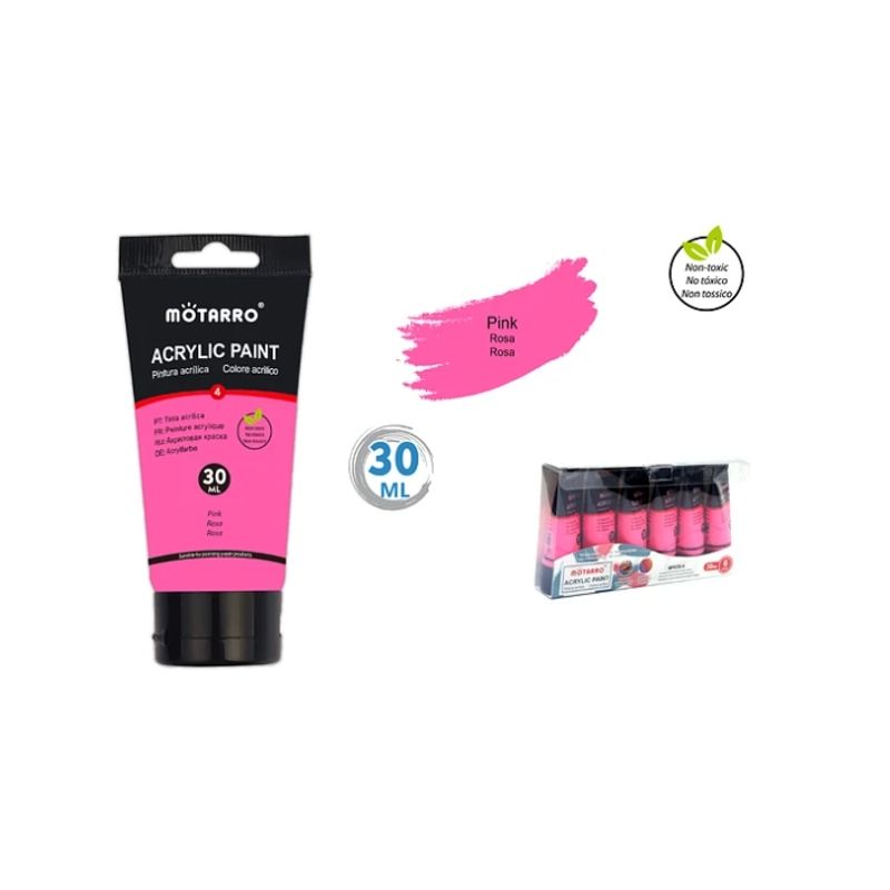 GENERICO - Pintura Acrílica Rosado Claro 30Ml