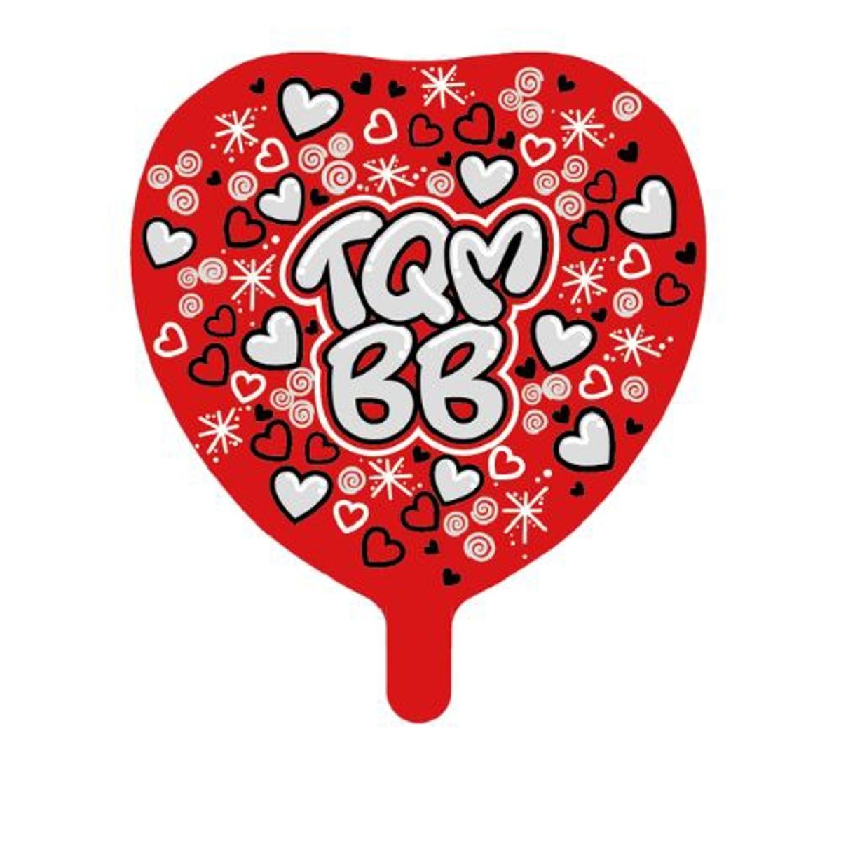 GENERICO - Globo Latex Tqm Bb Color Rojo 45X45 Cm