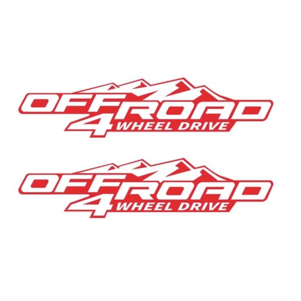 GENERICO - Pegatinas laterales  negro todo terreno 140 x 32 cms