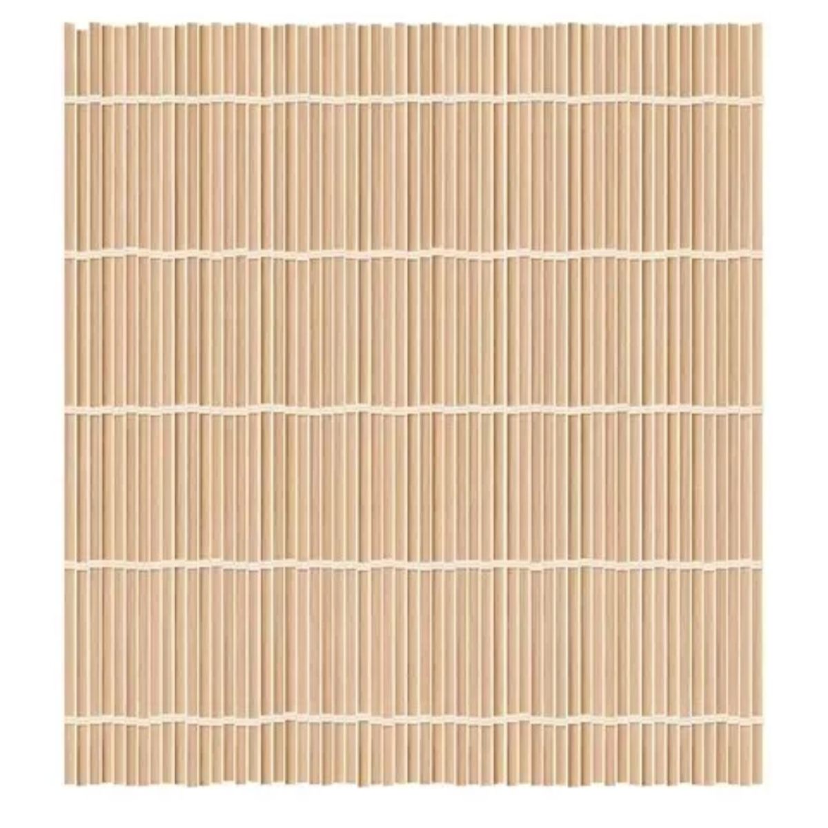 GENERICO - Individuales De Bambú Para Sushi, Estilo Japonés 4 Unidades