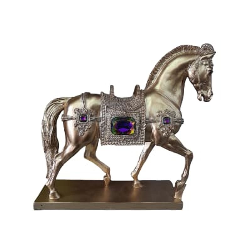 DECO ARTESANOS - Caballo dorado Grande