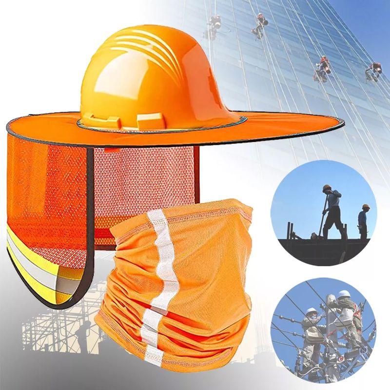 EDWINAYY - Parasol Para Casco Protector Solar Reflejante Bandana