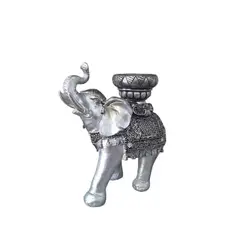 DECO ARTESANOS - Elefante con porta Vela