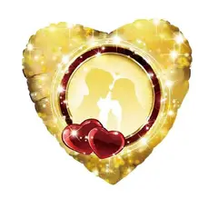 GENERICO - Globo Latex Color Dorado 1 Unidad 45X45 Cm