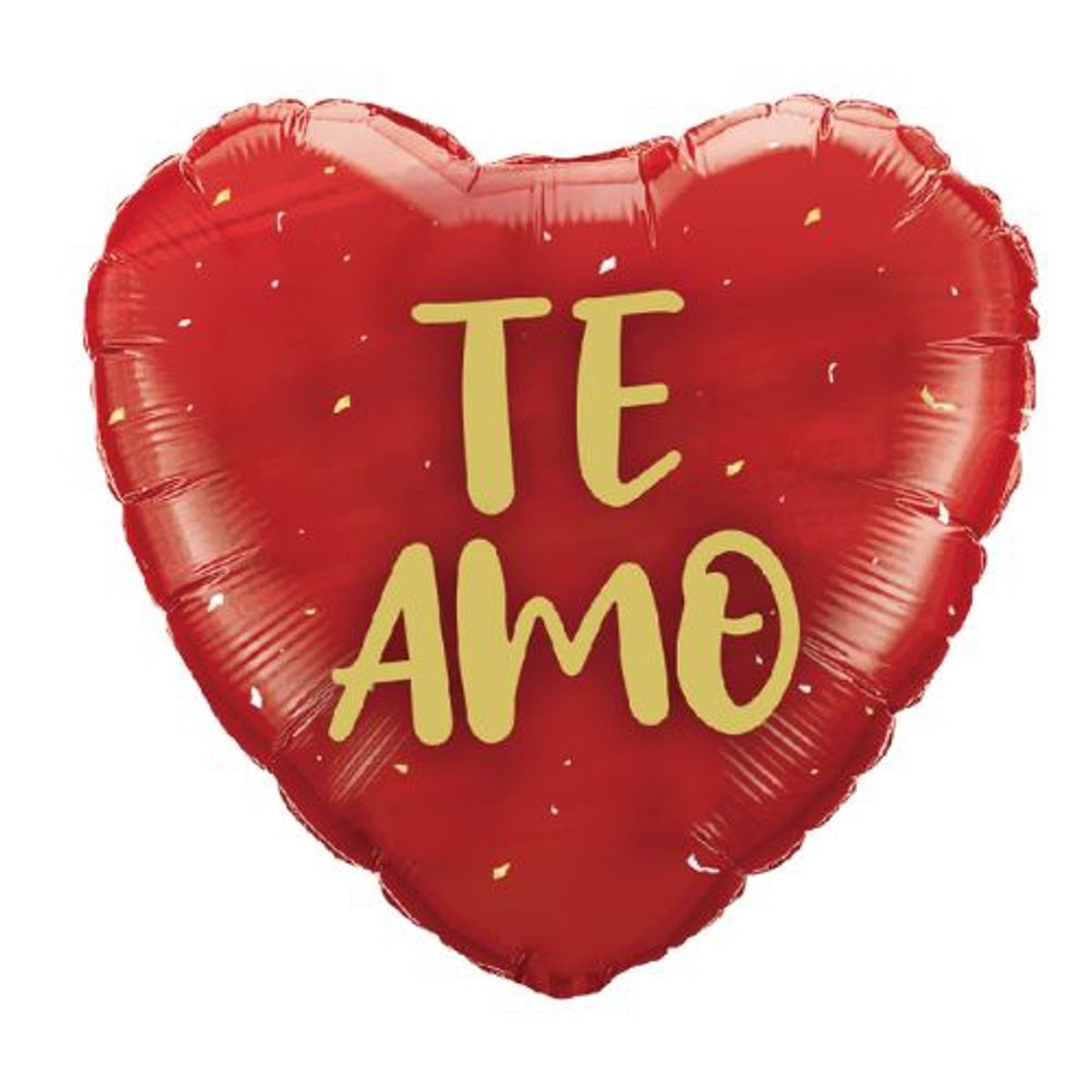 GENERICO - Globo Latex Color Rojo Te Amo 45X45 Cm