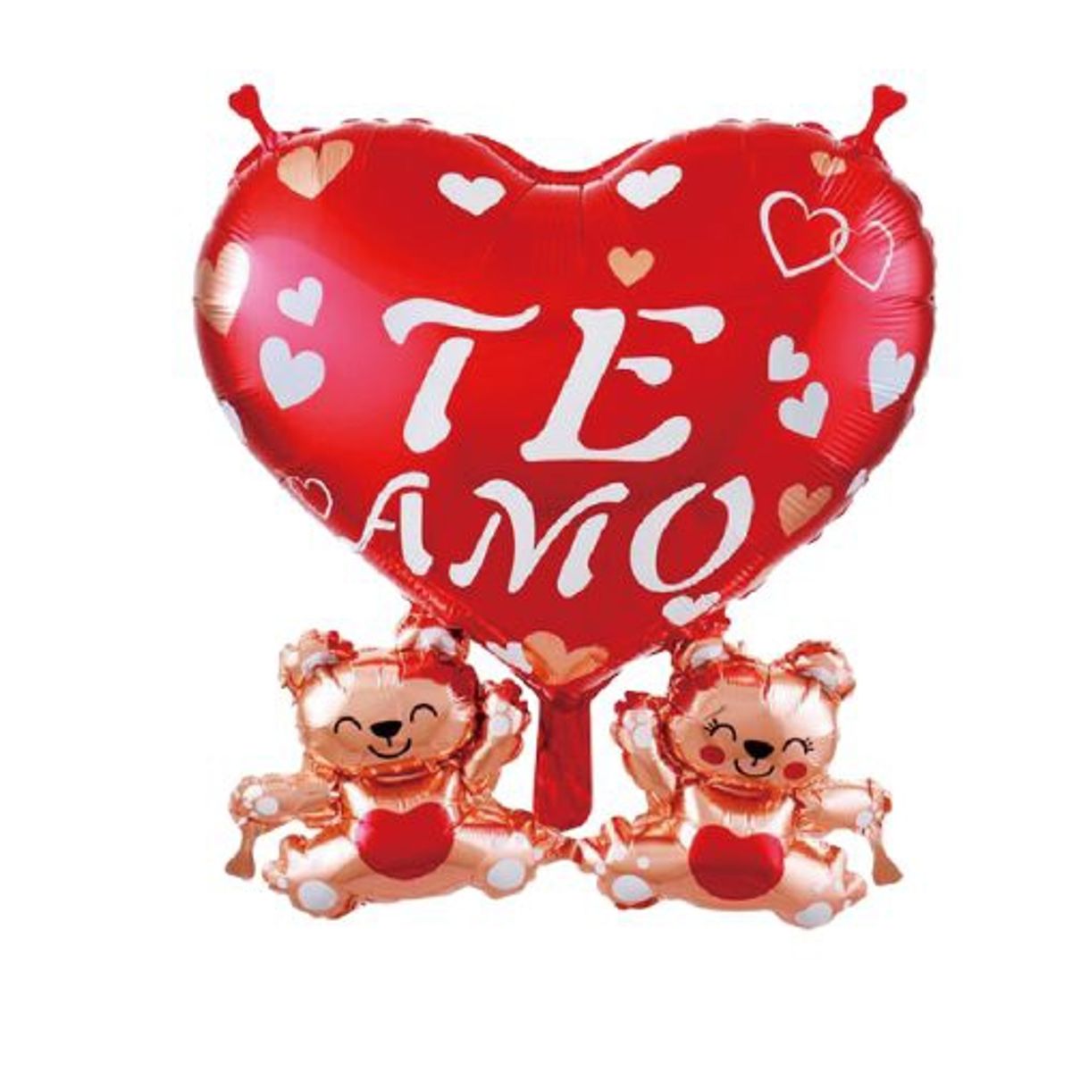 GENERICO - Globo Latex Varios Diseños Color Rojo 54X67 Cm