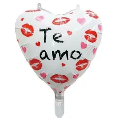 GENERICO - Globo Latex Te Amo Color Blanco 45X45 Cm