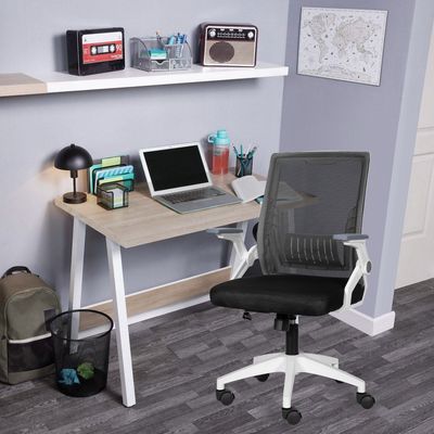 Imagen 2 del producto Escritorio 100x58x75cm Blanco y Oak