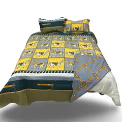 GENERICO - CUBRECAMA DE VERANO QUILT DE CABALLO KING - SUPER KING