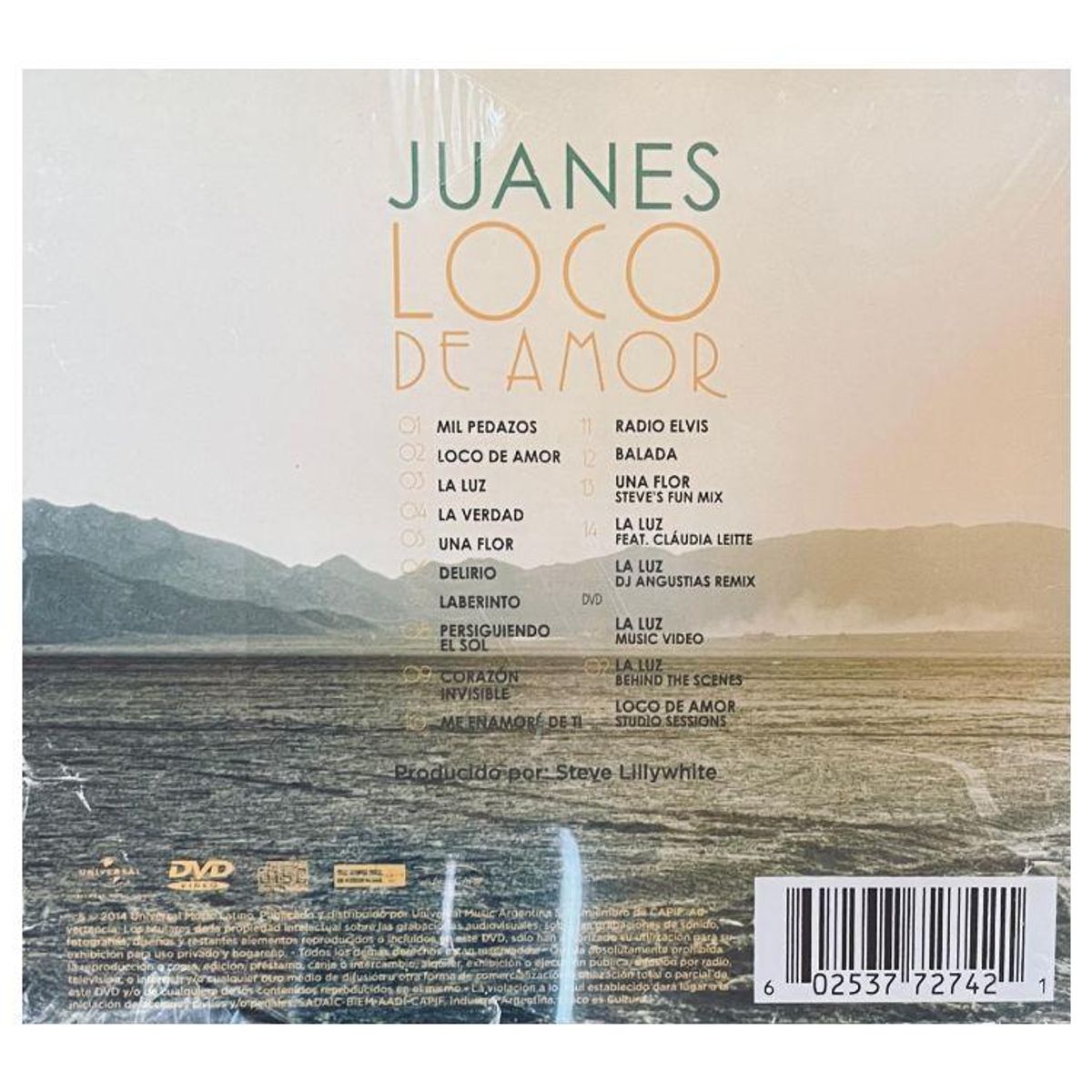 HITWAY MUSIC - JUANES - LOCO DE AMOR (CD+DVD) - CD HITWAY MUSIC