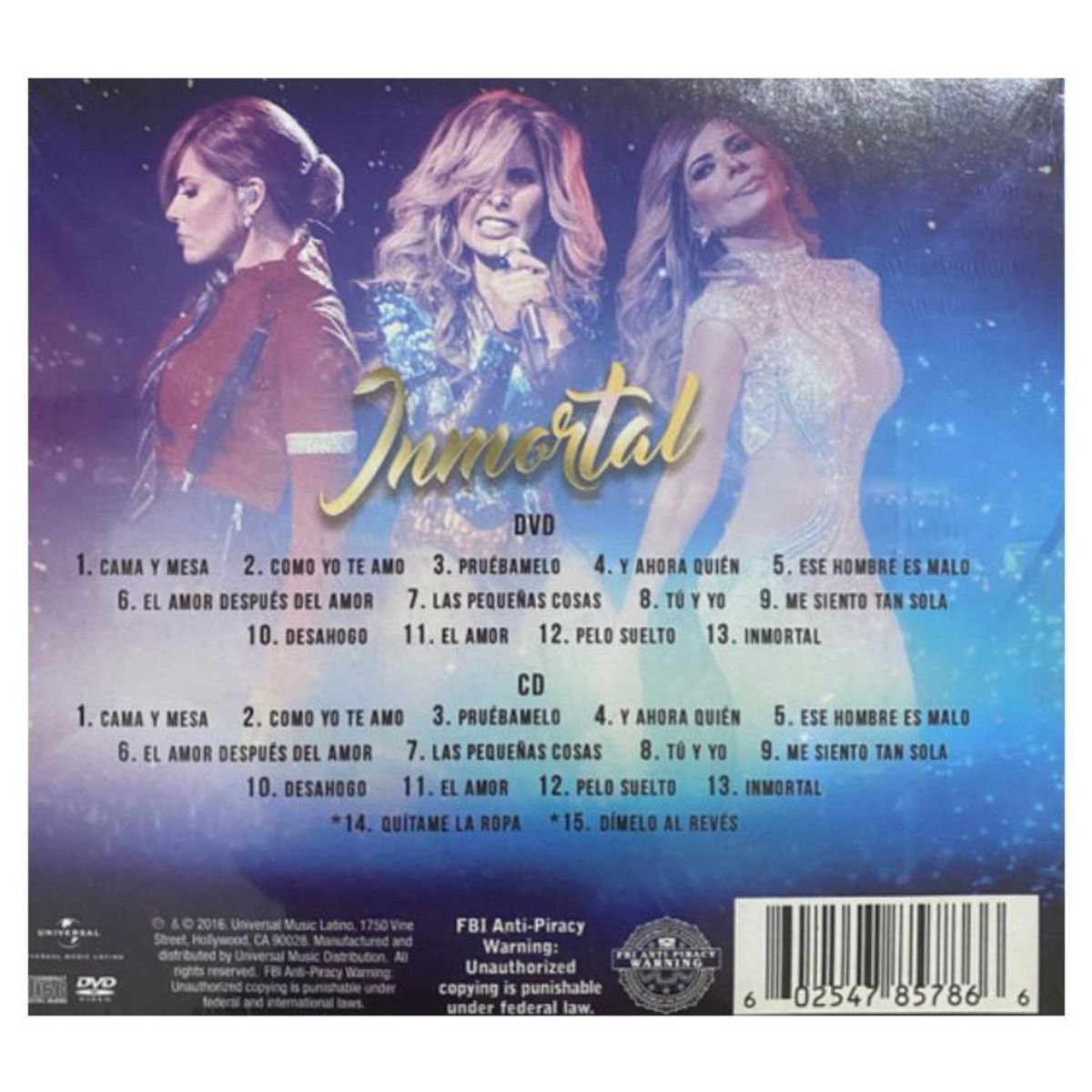 HITWAY MUSIC - GLORIA TREVI - INMORTAL (CD+DVD) - CD HITWAY MUSIC