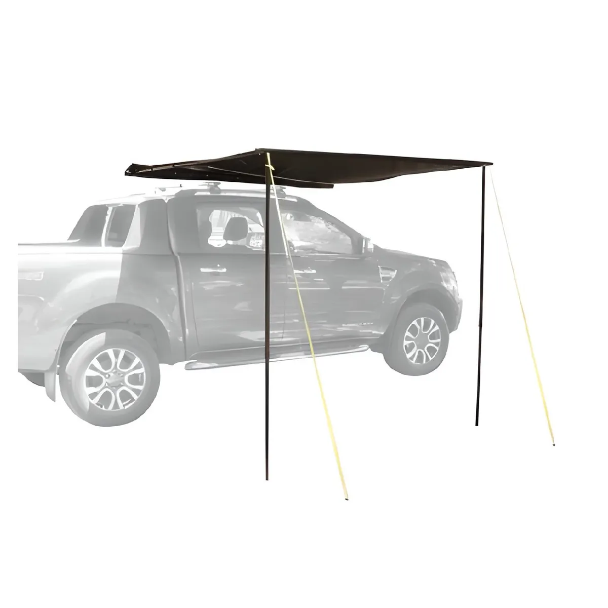 TERRA FORCE - TOLDO LATERAL RETRACTIL CAMPING 2X2 NEGRO